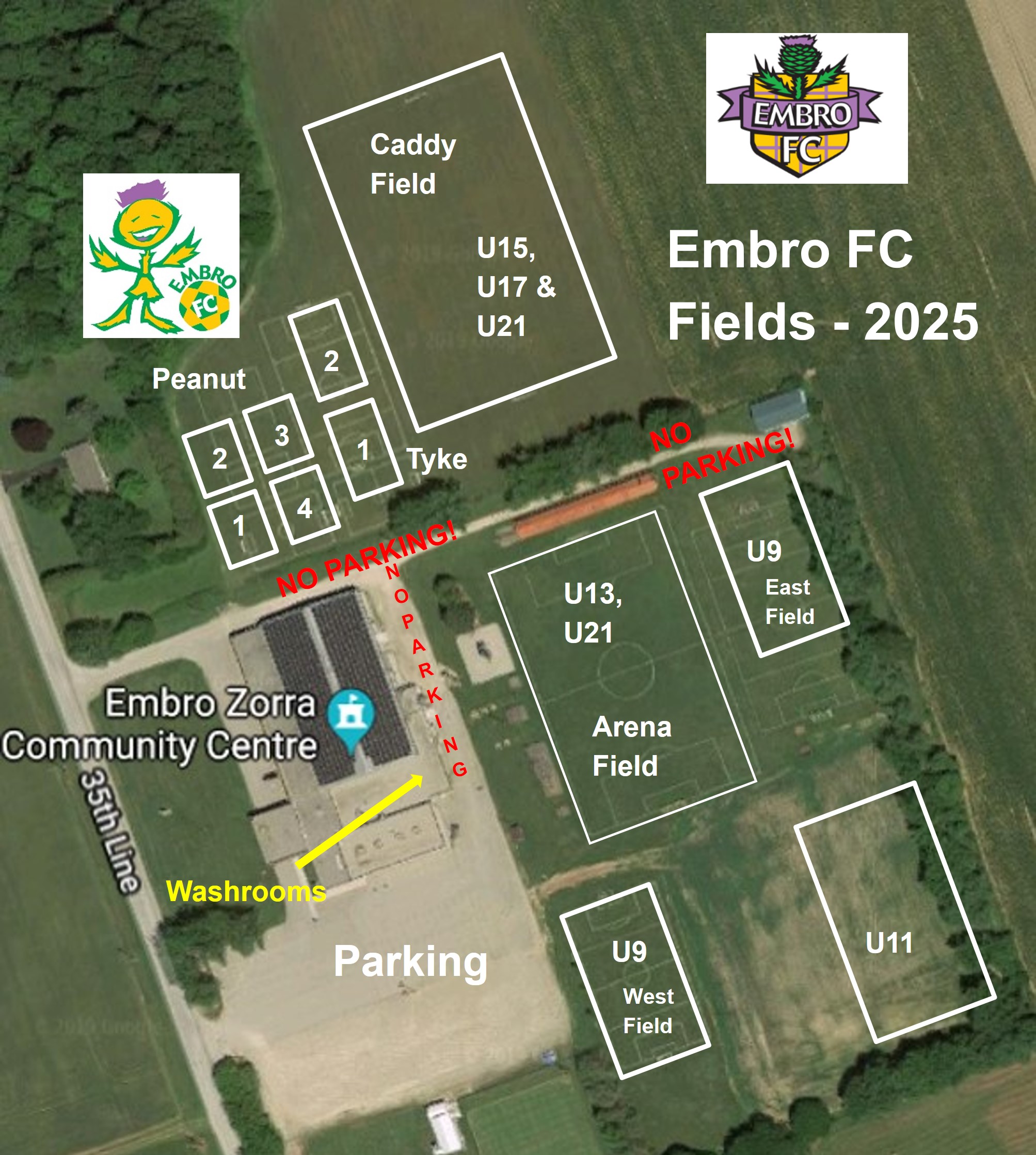 Embro FC Field Map 2025 Embro FC Field Map 2025